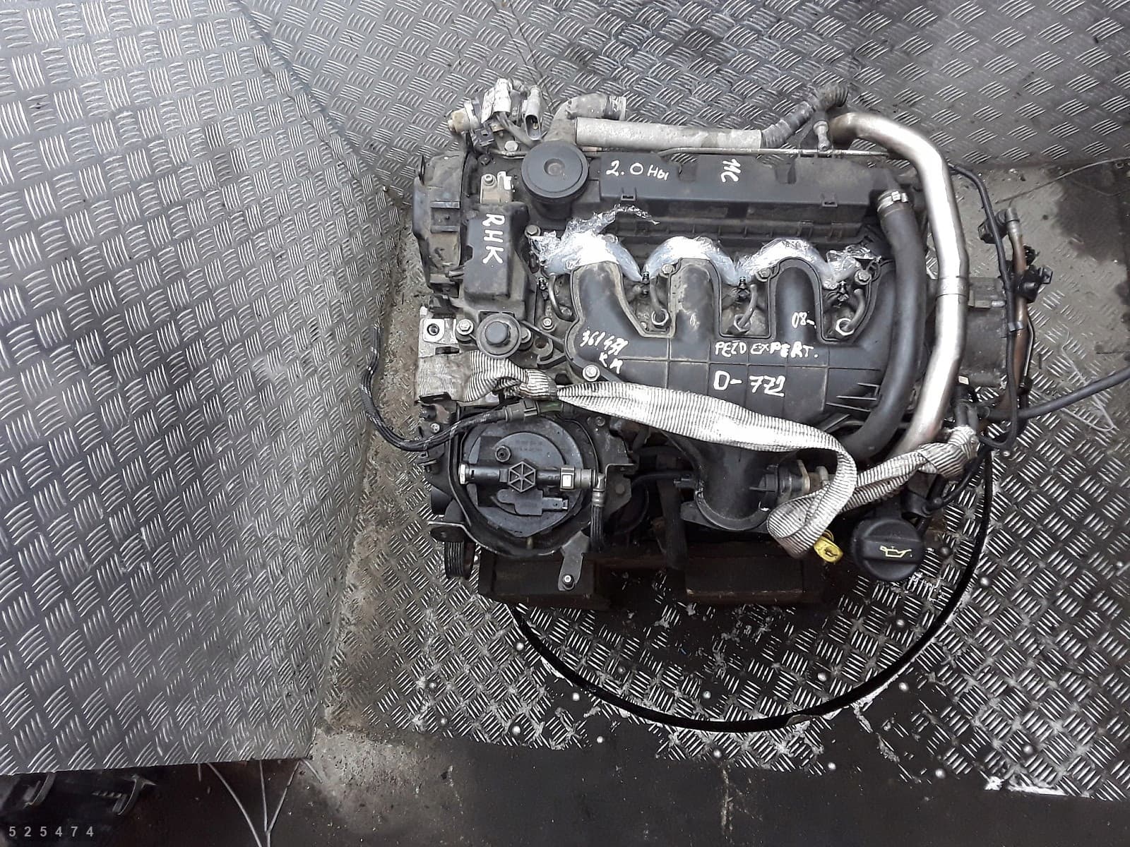 Moteur RHK (DW10UTED4) pour Fiat